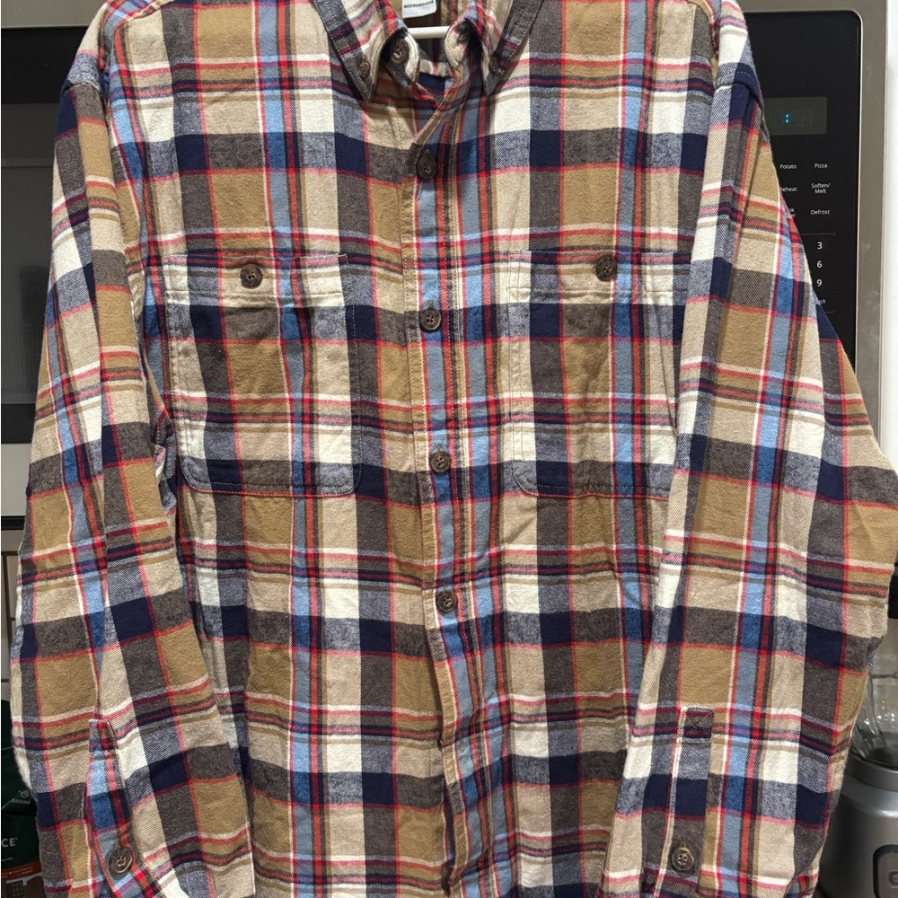 Duluth Trading Co Multicolor Flannel Shirt